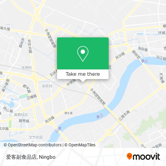 爱客副食品店 map