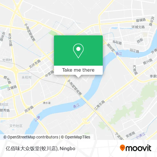 亿佰味大众饭堂(蛟川店) map