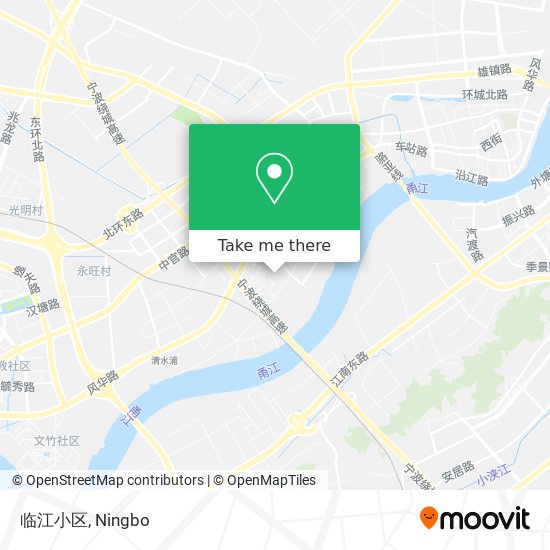 临江小区 map