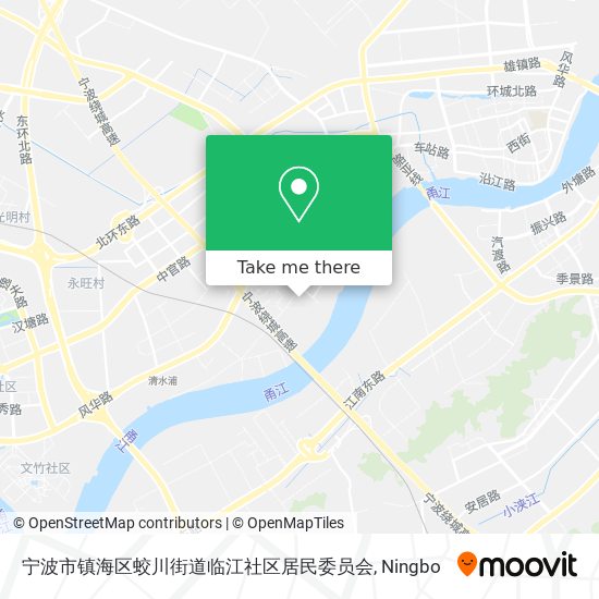宁波市镇海区蛟川街道临江社区居民委员会 map