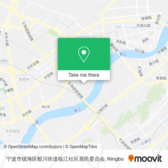 宁波市镇海区蛟川街道临江社区居民委员会 map