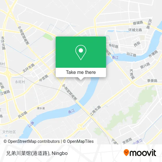 兄弟川菜馆(港道路) map