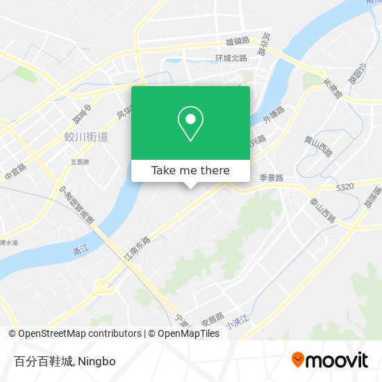 百分百鞋城 map