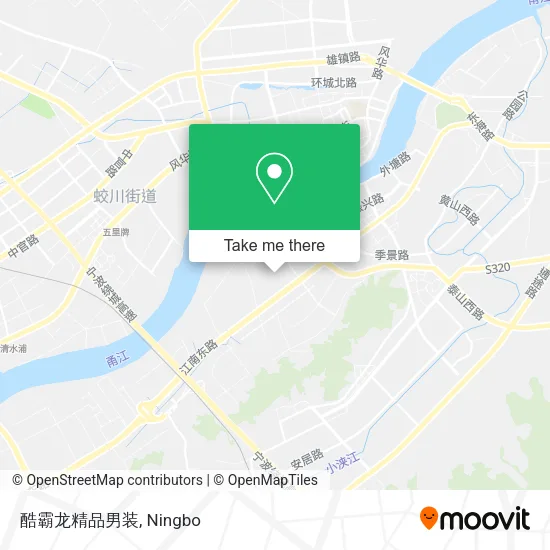 酷霸龙精品男装 map