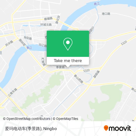 爱玛电动车(季景路) map