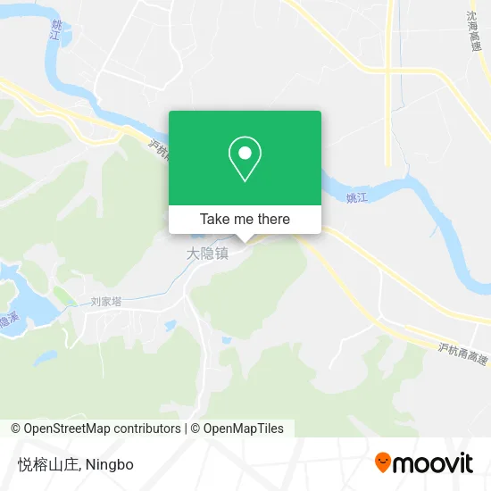 悦榕山庄 map