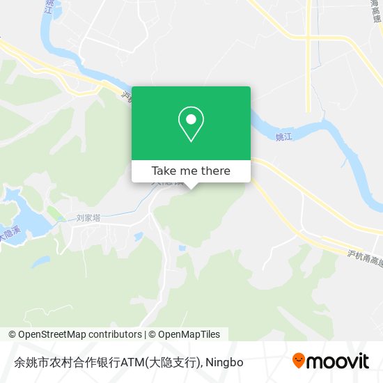 余姚市农村合作银行ATM(大隐支行) map