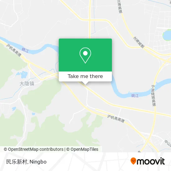 民乐新村 map