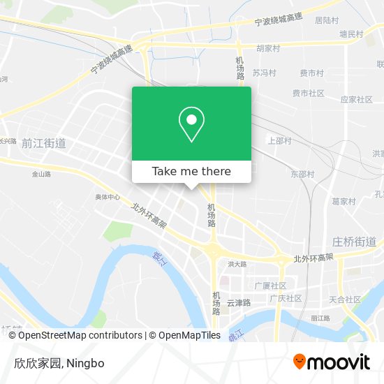 欣欣家园 map