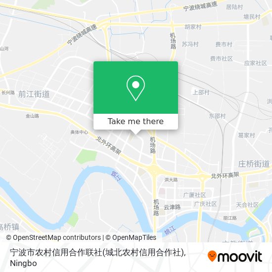 宁波市农村信用合作联社(城北农村信用合作社) map