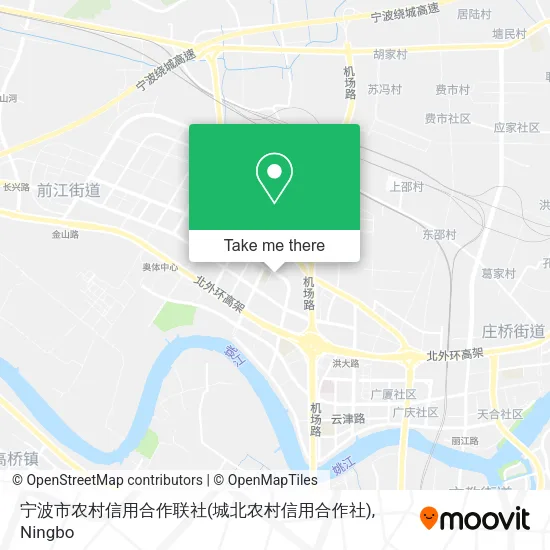 宁波市农村信用合作联社(城北农村信用合作社) map