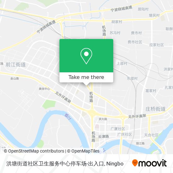 洪塘街道社区卫生服务中心停车场-出入口 map