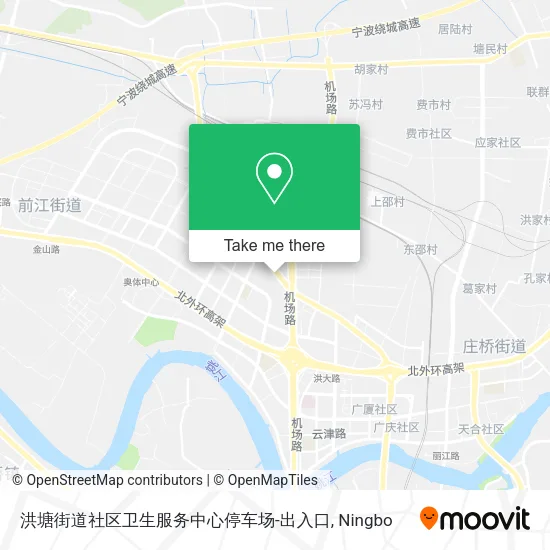 洪塘街道社区卫生服务中心停车场-出入口 map