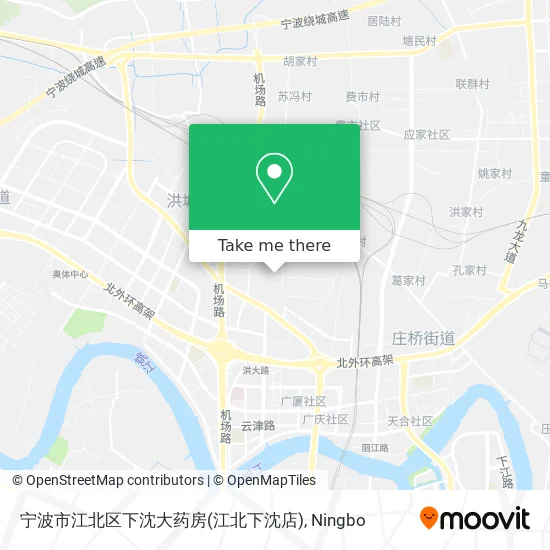 宁波市江北区下沈大药房(江北下沈店) map