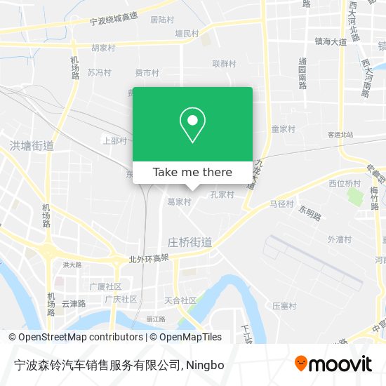 宁波森铃汽车销售服务有限公司 map