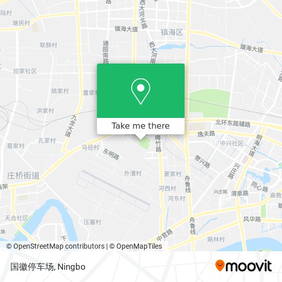 国徽停车场 map