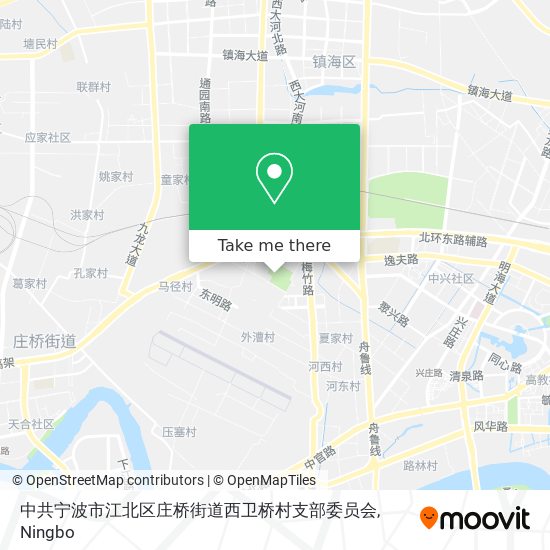 中共宁波市江北区庄桥街道西卫桥村支部委员会 map