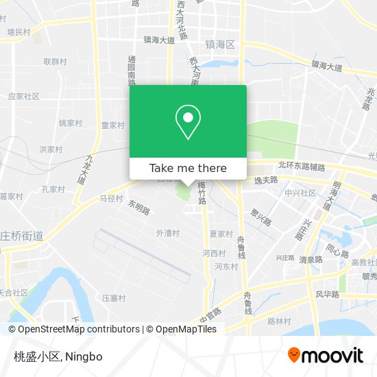 桃盛小区 map