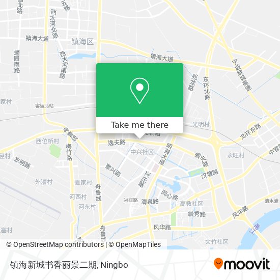 镇海新城书香丽景二期 map