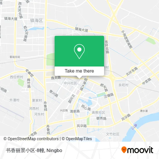 书香丽景小区-8幢 map