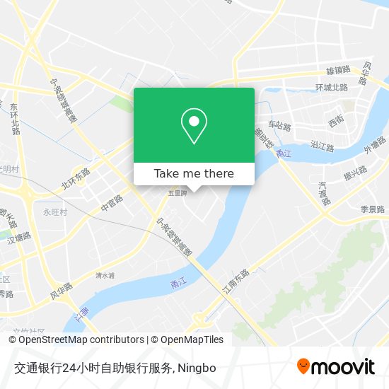 交通银行24小时自助银行服务 map