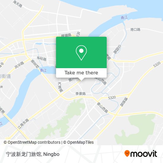 宁波新龙门旅馆 map