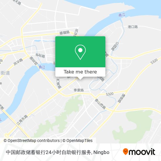 中国邮政储蓄银行24小时自助银行服务 map