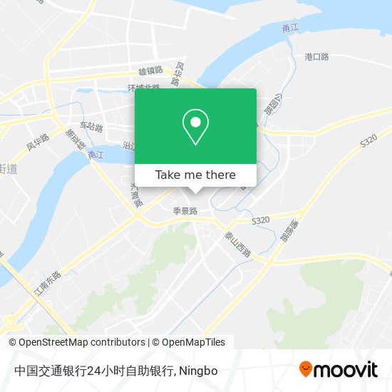 中国交通银行24小时自助银行 map