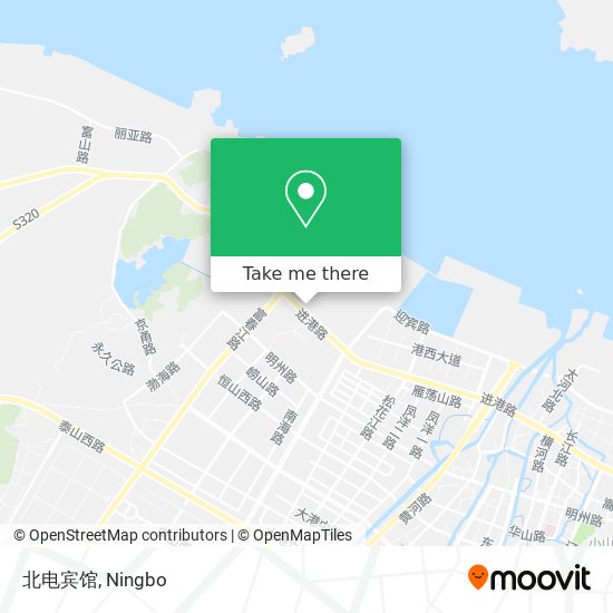 北电宾馆 map