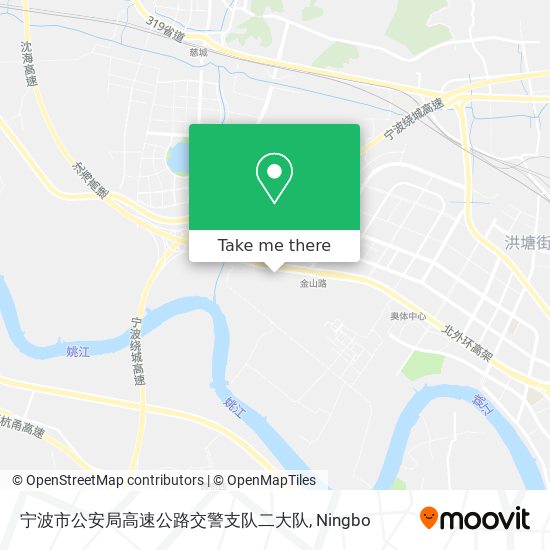 宁波市公安局高速公路交警支队二大队 map