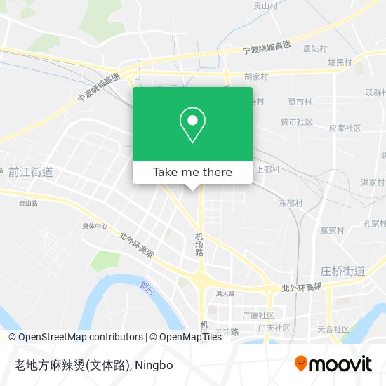老地方麻辣烫(文体路) map