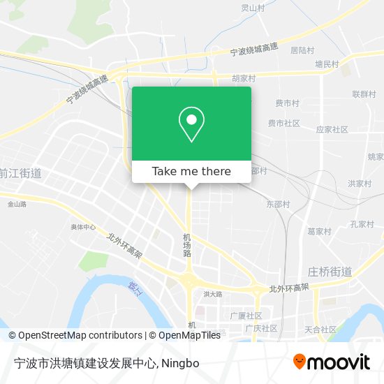 宁波市洪塘镇建设发展中心 map