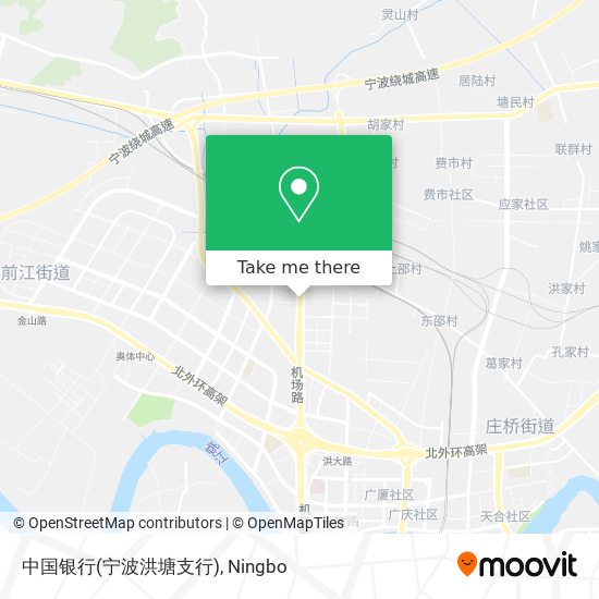 中国银行(宁波洪塘支行) map