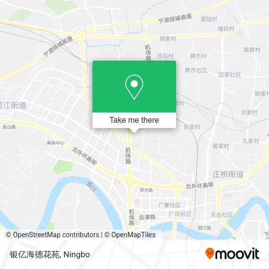 银亿海德花苑 map