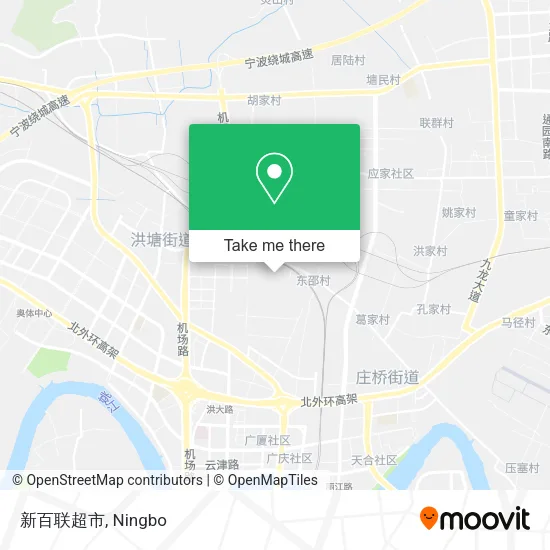 新百联超市 map
