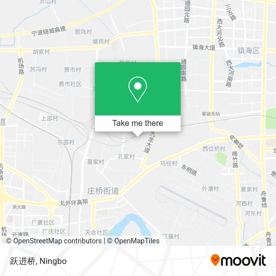 跃进桥 map
