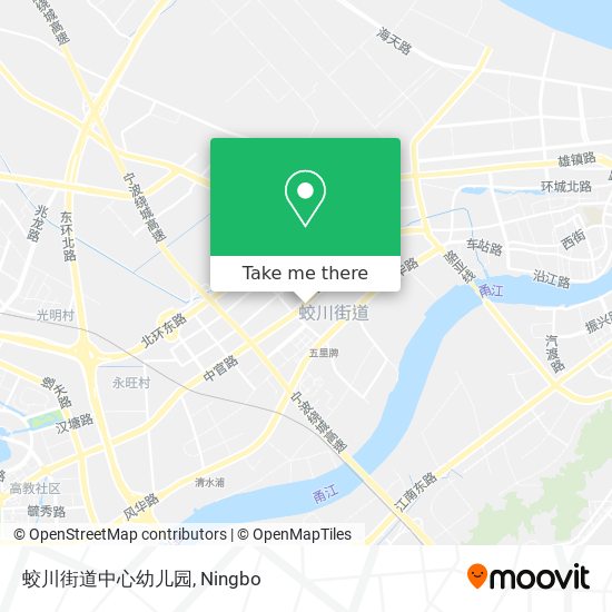 蛟川街道中心幼儿园 map