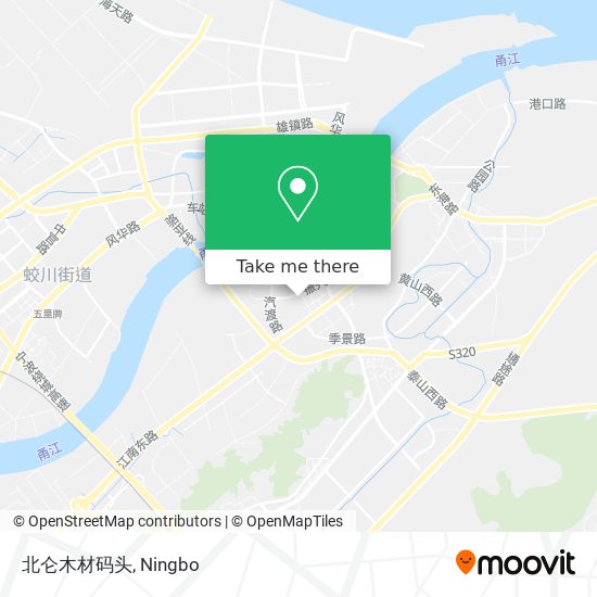 北仑木材码头 map