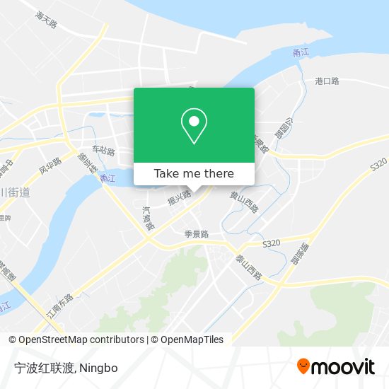 宁波红联渡 map