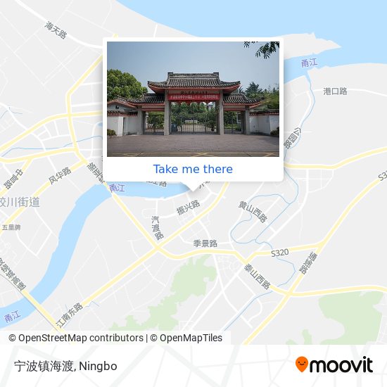 宁波镇海渡 map