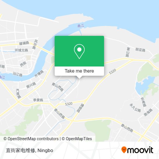 直街家电维修 map