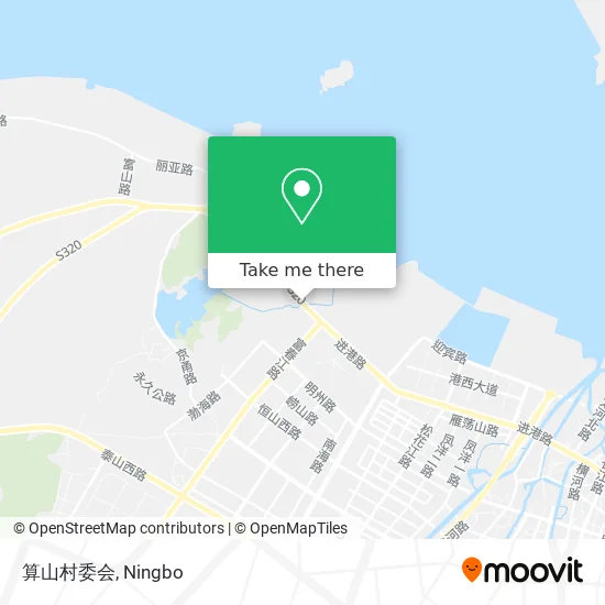 算山村委会 map