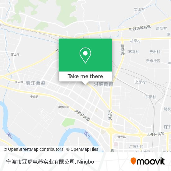 宁波市亚虎电器实业有限公司 map