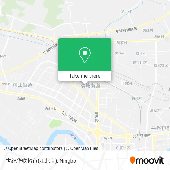 世纪华联超市(江北店) map