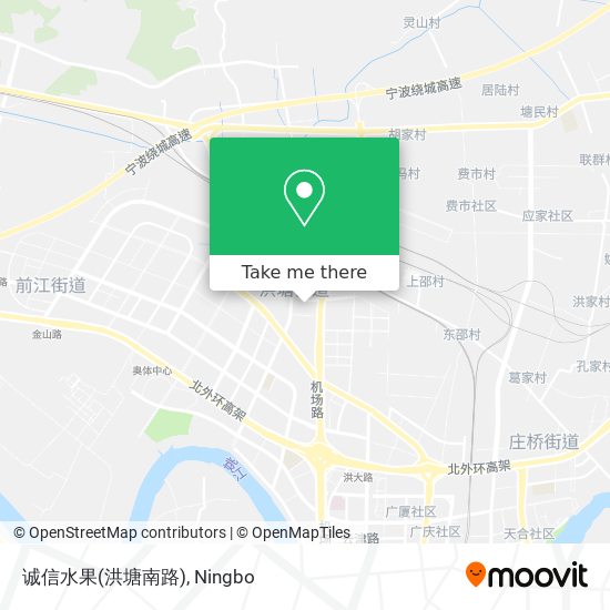 诚信水果(洪塘南路) map
