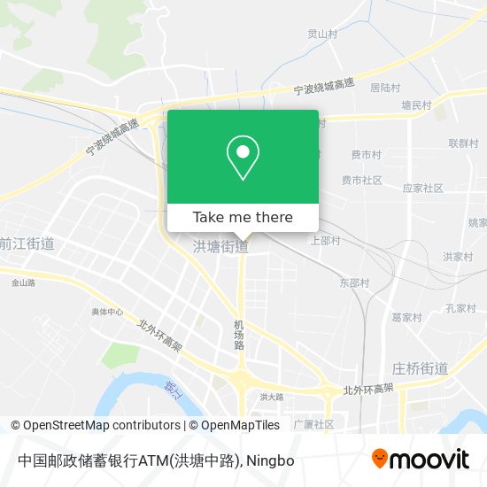中国邮政储蓄银行ATM(洪塘中路) map