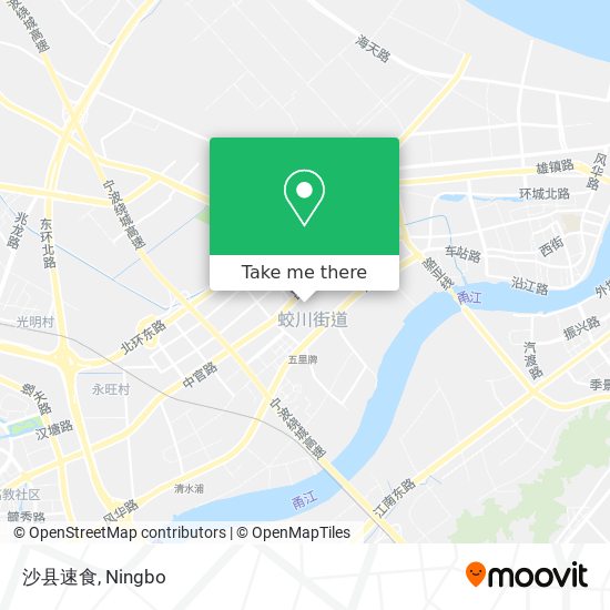 沙县速食 map