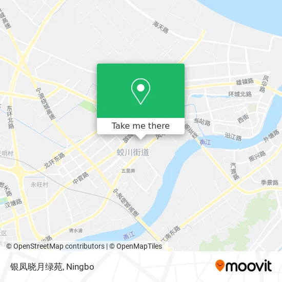 银凤晓月绿苑 map