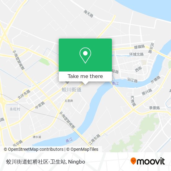 蛟川街道虹桥社区-卫生站 map