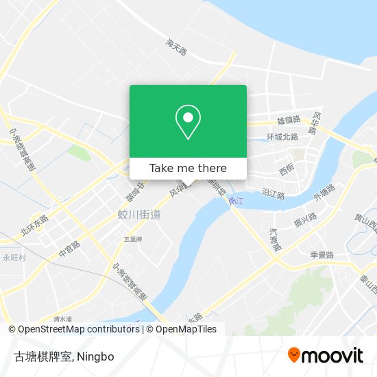 古塘棋牌室 map